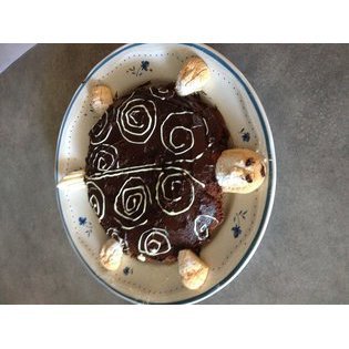 Gâteau chocolat tortue