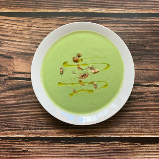 Velouté courgettes menthe